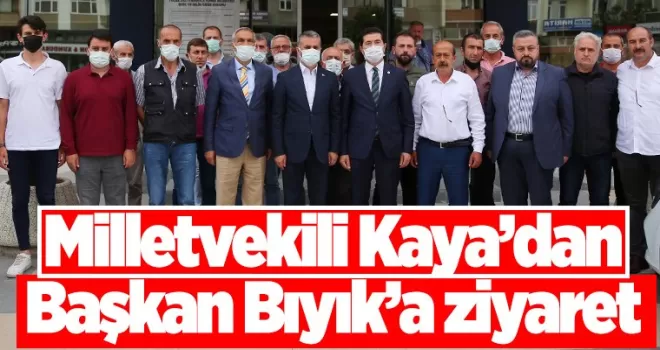 CHP Milletvekili Ahmet Kaya'dan Yomra Belediye Başkanı Bıyık'a ziyaret