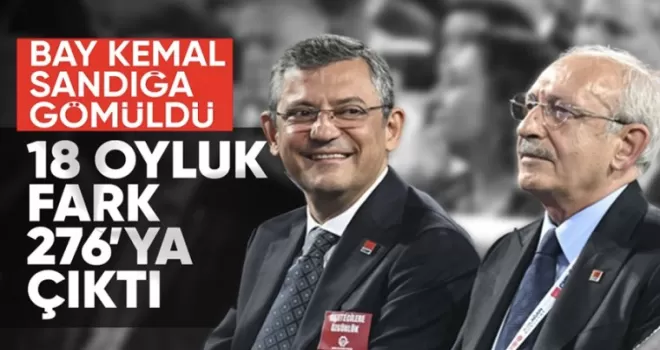 CHP’nin genel başkanı seçilen Özgür Özel, Kılıçdaroğlu’na fark attı