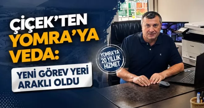 Çiçek’ten Yomra’ya Veda:  Yeni Görev Yeri Araklı Oldu