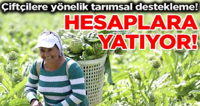 Çiftçilere yönelik tarımsal destekleme!