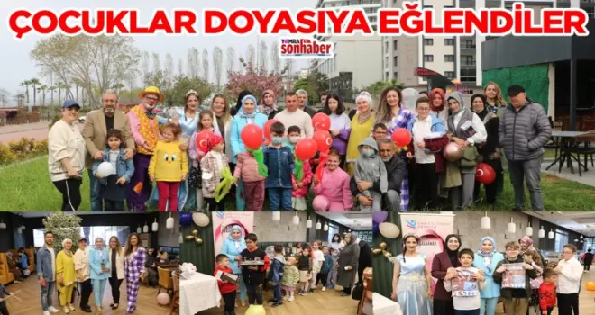 ÇOCUKLAR DOYASIYA EĞLENDİLER
