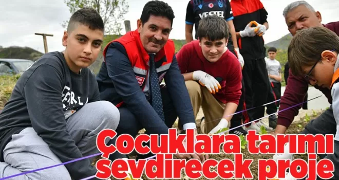 Çocuklara tarımı sevdirecek proje, Akyazı’da başladı
