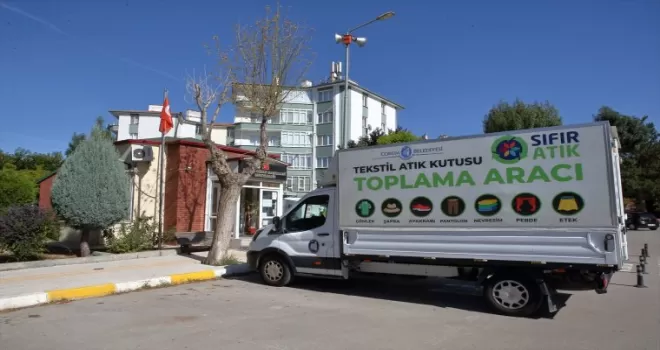 Çorum'da 5 ayda yaklaşık 95 ton tekstil atığı toplandı