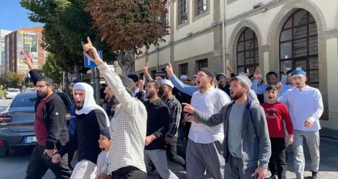Çorum’da Filistinlilere destek gösterisi yapıldı