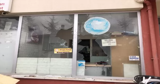 Çorum'da iş yeri kurşunlandı