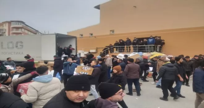 Çorum’da Milli Eğitim Müdürlüğünün topladığı 6 tır yardım Afşin’e gönderildi