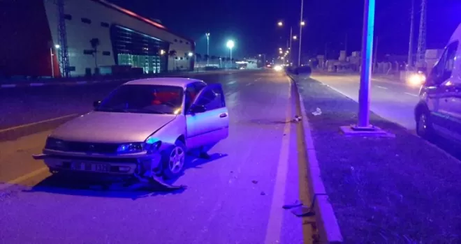 Çorum’da otomobilin çarptığı yaya yaralandı