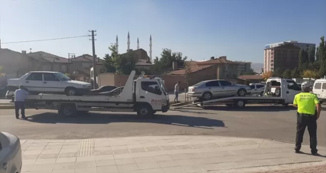 Çorum’da polis ekipleri hatalı araç parklarına karşı denetim yaptı