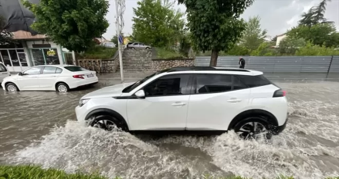 Çorum’da sağanak etkili oldu