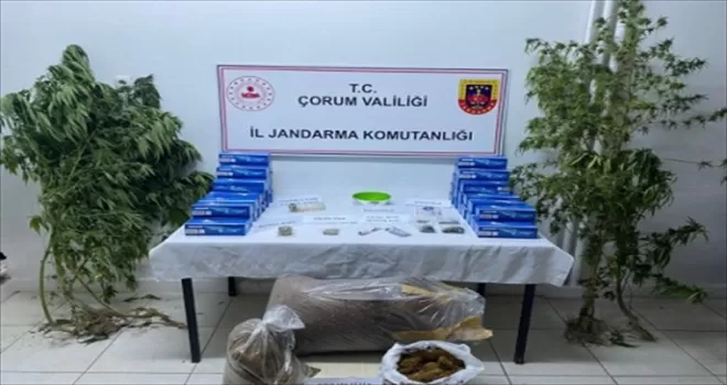 Çorum’da uyuşturucu operasyonunda 4 zanlı yakalandı