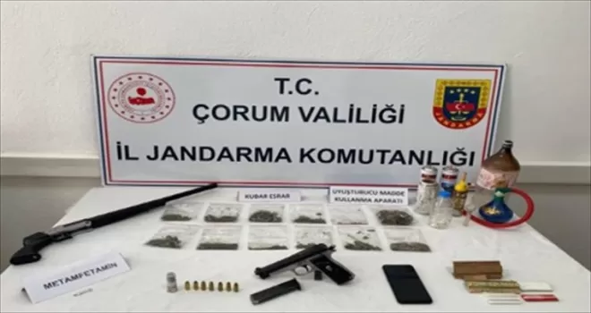 Çorum'da uyuşturucu ticareti yapan zanlı tutuklandı