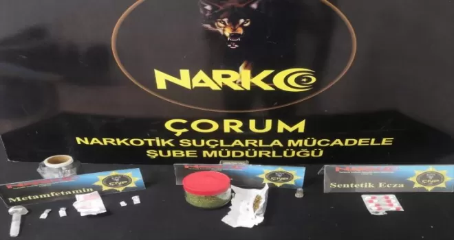 Çorum’da uyuşturucu ticareti yaptıkları iddiasıyla 5 kişi tutuklandı