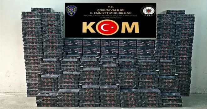 Çorum'da yasaklı cinsel içerikli ürün ticareti yapan zanlı yakalandı