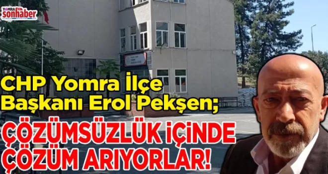 Çözümsüzlük içinde çözüm arıyorlar