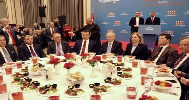 Cumhurbaşkanı adayı Kılıçdaroğlu, Trabzon’da iftar programında konuştu: