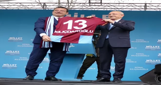 Cumhurbaşkanı adayı Kılıçdaroğlu, Trabzon’da konuştu:
