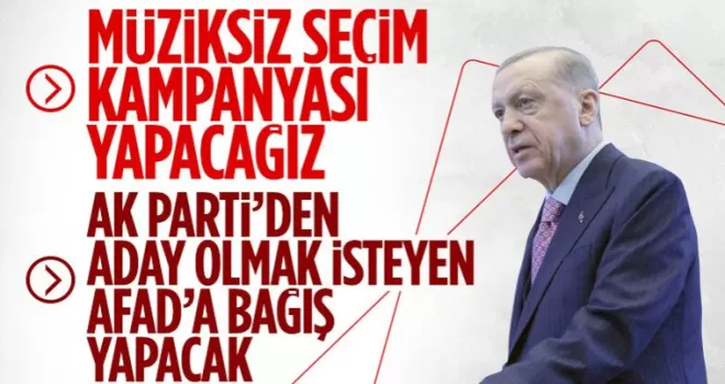 Cumhurbaşkanı Erdoğan AK Parti’ye adaylık başvurusunun şartını açıkladı