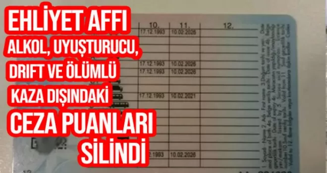 Cumhurbaşkanı Erdoğan'dan ehliyet ve ceza affı müjdesi