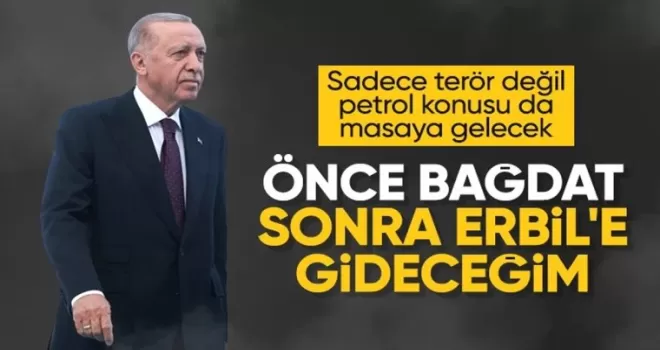 Cumhurbaşkanı Erdoğan, Irak ziyaretine ilişkin konuştu
