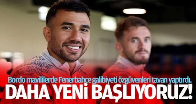 Daha yeni başlıyoruz