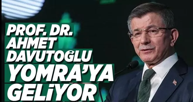 Davutoğlu Yomra'ya geliyor