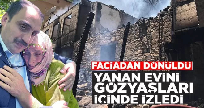 Demirciler'de yangın... Felaketin eşiğinden dönüldü...