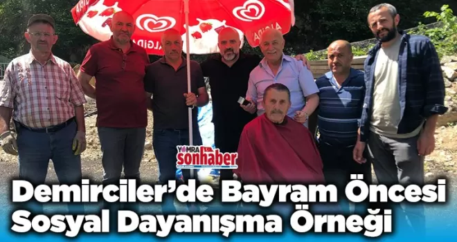Demirciler Mahallesi’nde Bayram Öncesi Sosyal Dayanışma Örneği