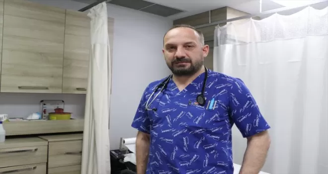 Deprem bölgesinde hayat kurtaran doktorlar