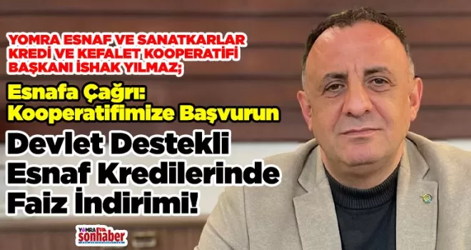 Devlet Destekli Esnaf Kredilerinde Faiz İndirimi