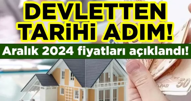 Devletten tarihi adım! 