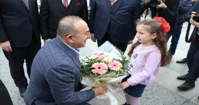 Dışişleri Bakanı Çavuşoğlu, Bartın’da ziyaretlerde bulundu