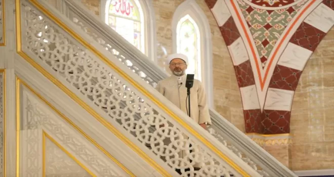 Diyanet İşleri Başkanı Ali Erbaş, Ordu’da hutbe irat etti: