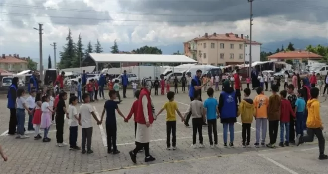 Dodurgalı öğrenciler yıl sonu etkinliğinde eğlendi