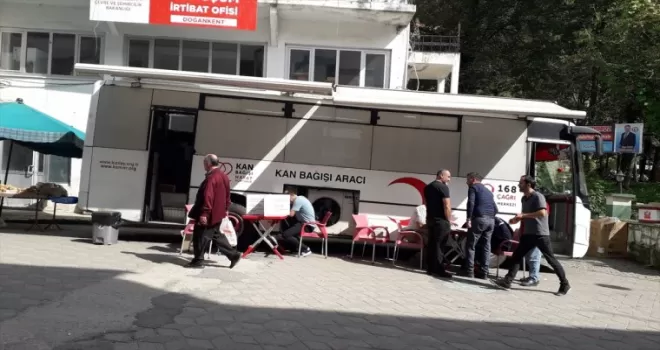 Doğankent’te kan bağışı kampanyası düzenlendi