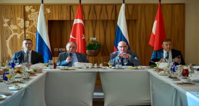 Doğu Karadenizli iş insanları Rusya’da ticari görüşmeler gerçekleştirdi