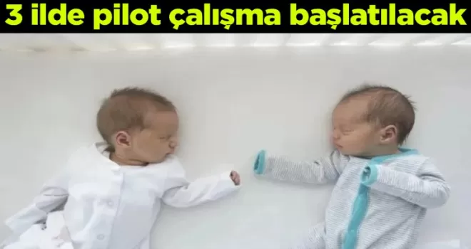 Doğurganlık oranının en düşük olduğu 3 ilde pilot çalışma başlatılacak