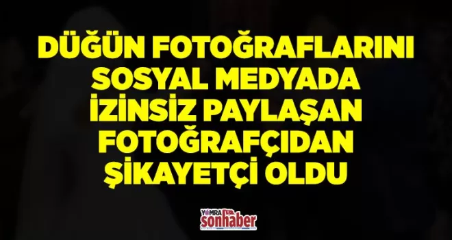 Düğün fotoğraflarını sosyal medyada görünce polise koştu