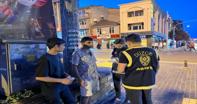 Düzce’de 25 düzensiz göçmen yakalandı
