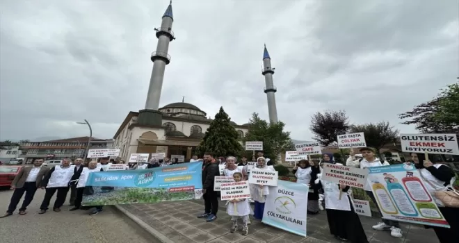 Düzce’de çölyak farkındalık yürüyüşü düzenlendi