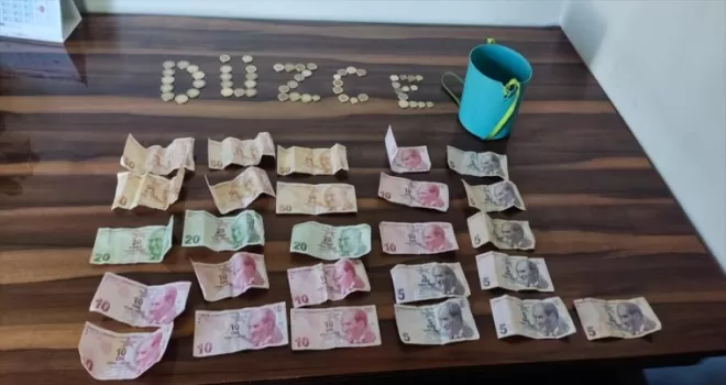 Düzce'de engelliyi dilendiren kişi yakalandı