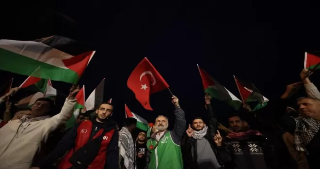 Düzce’de Filistin’e destek programı düzenlendi