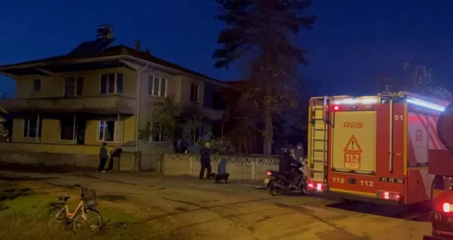Düzce’de mutfak tüpünden çıkan yangında 1 kişi yaralandı