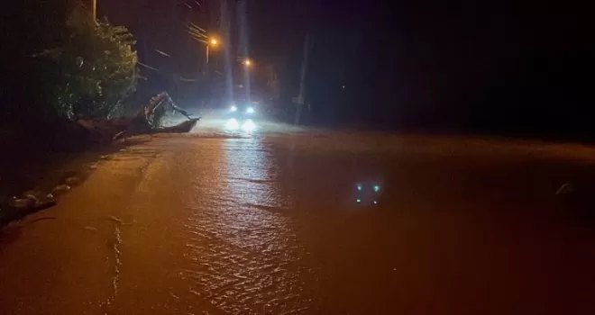 Düzce’de sağanak etkisini sürdürüyor