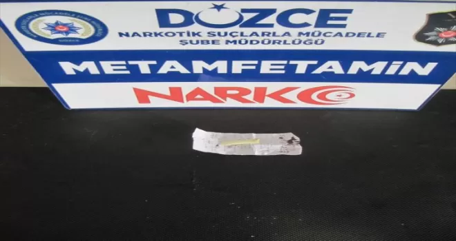 Düzce'de uyuşturucu operasyonunda 1 şüpheli tutuklandı