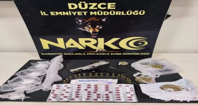 Düzce’de uyuşturucu operasyonunda 1 şüpheli yakalandı