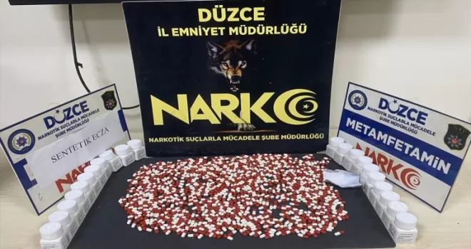 Düzce’de uyuşturucu operasyonunda 2 şüpheli tutuklandı
