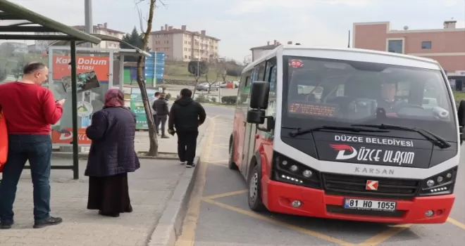 Düzce’ye gelen depremzedeler ulaşıma ücret ödemeyecek