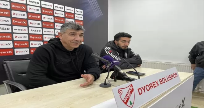 Dyorex Boluspor-Erzurumspor FK maçının ardından