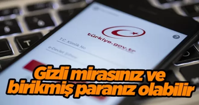e-Devlet’i kontrol edin: Gizli mirasınız ve birikmiş paranız olabilir