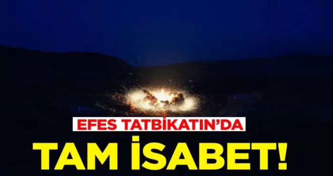EFES-2024 Tatbikatı’nda gece safhası: Milli silahlardan hedeflere tam isabet